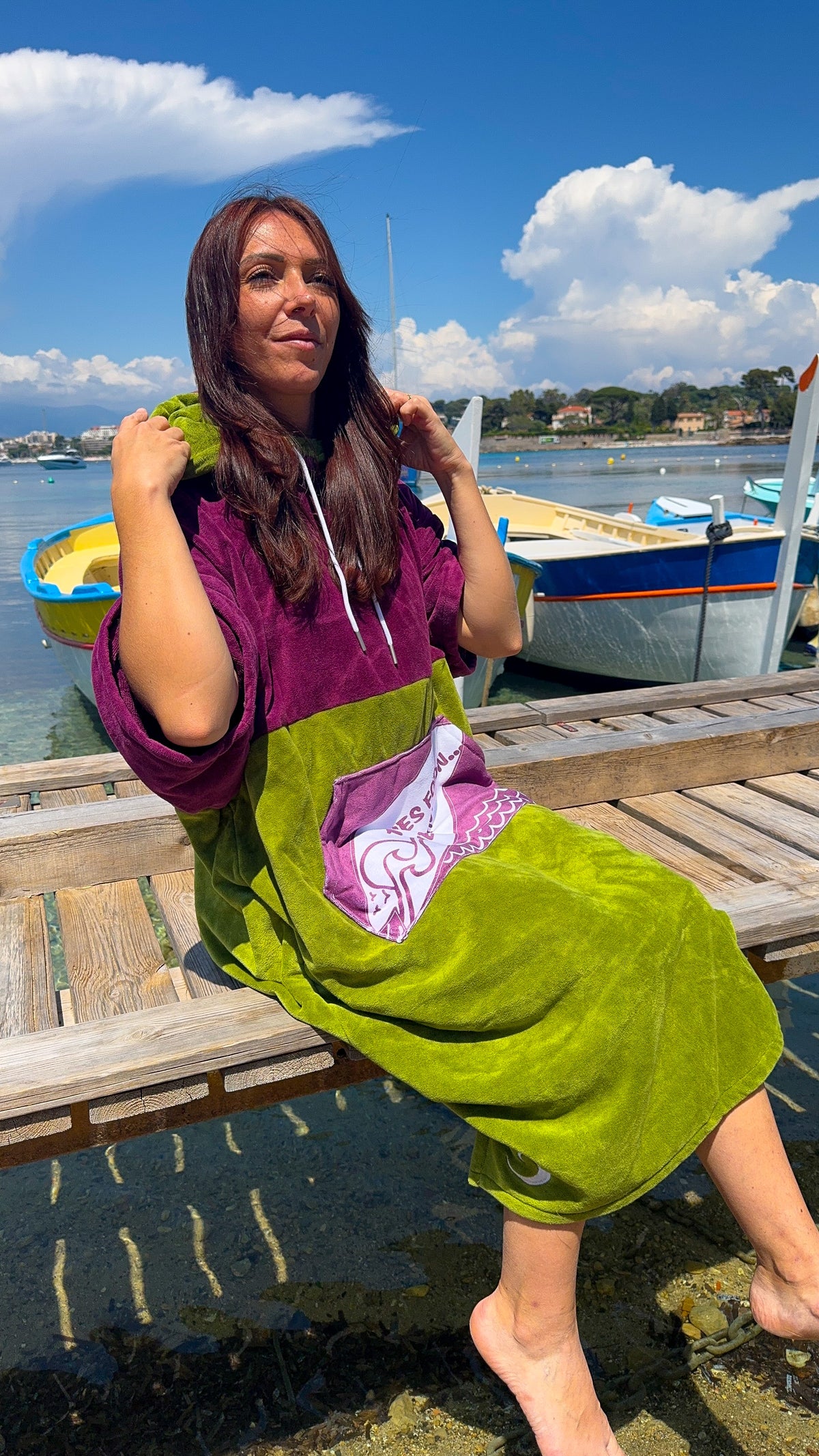 Poncho Tie and dye unisexe HORIZON CLOTHING
