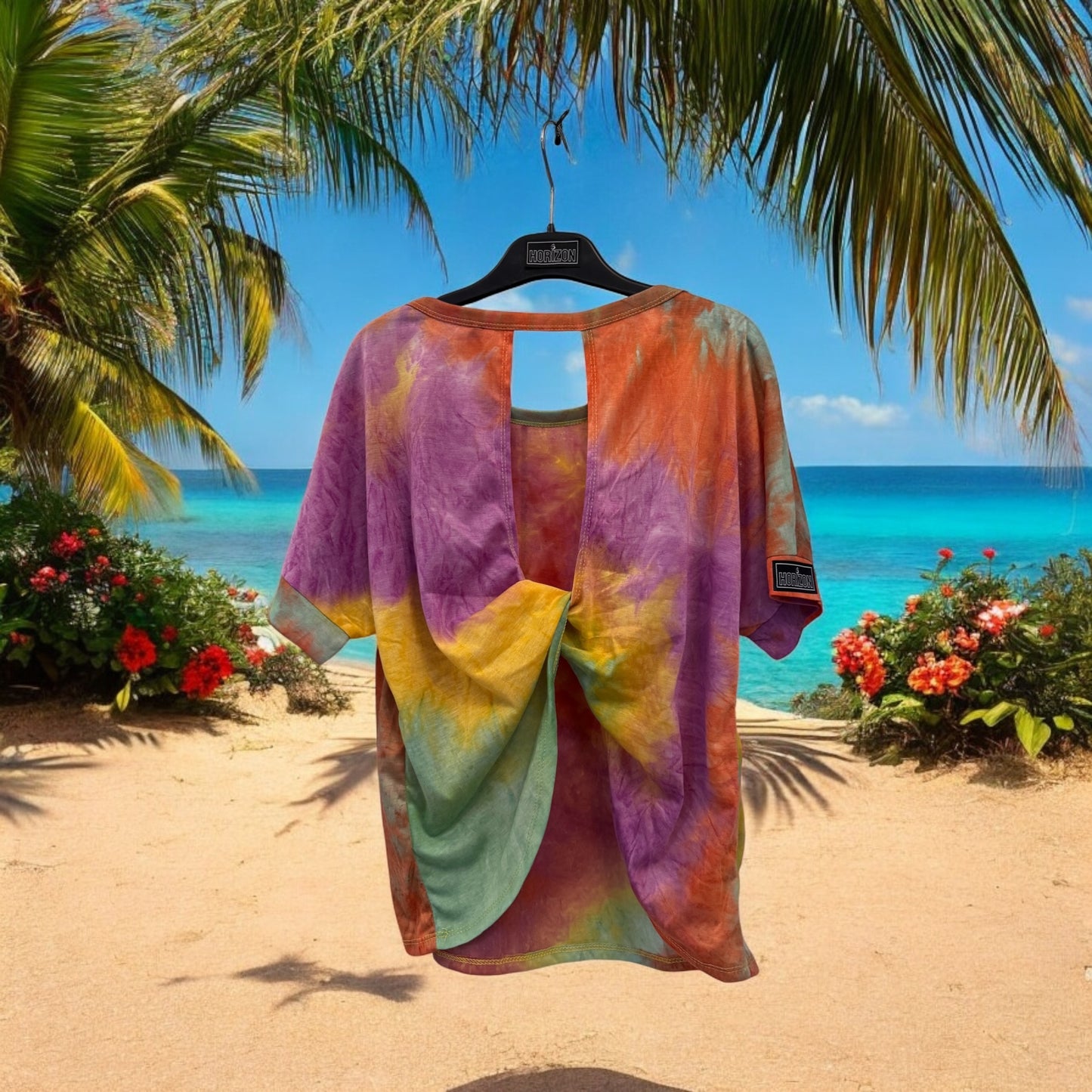 Tie and dye water melon