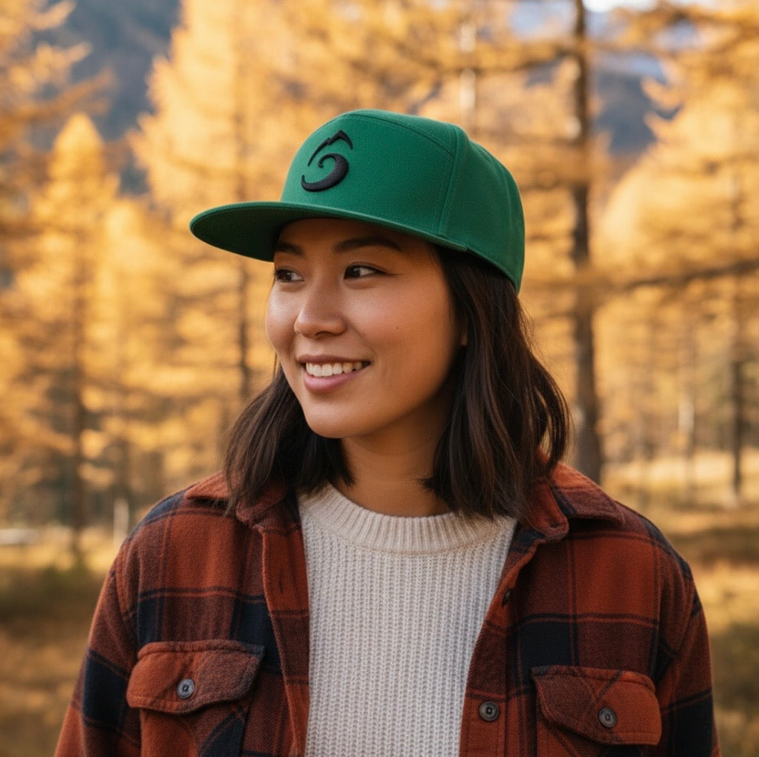 Larch Snapback Cap – 3D-bestickte Baumwollkappe | Horizon