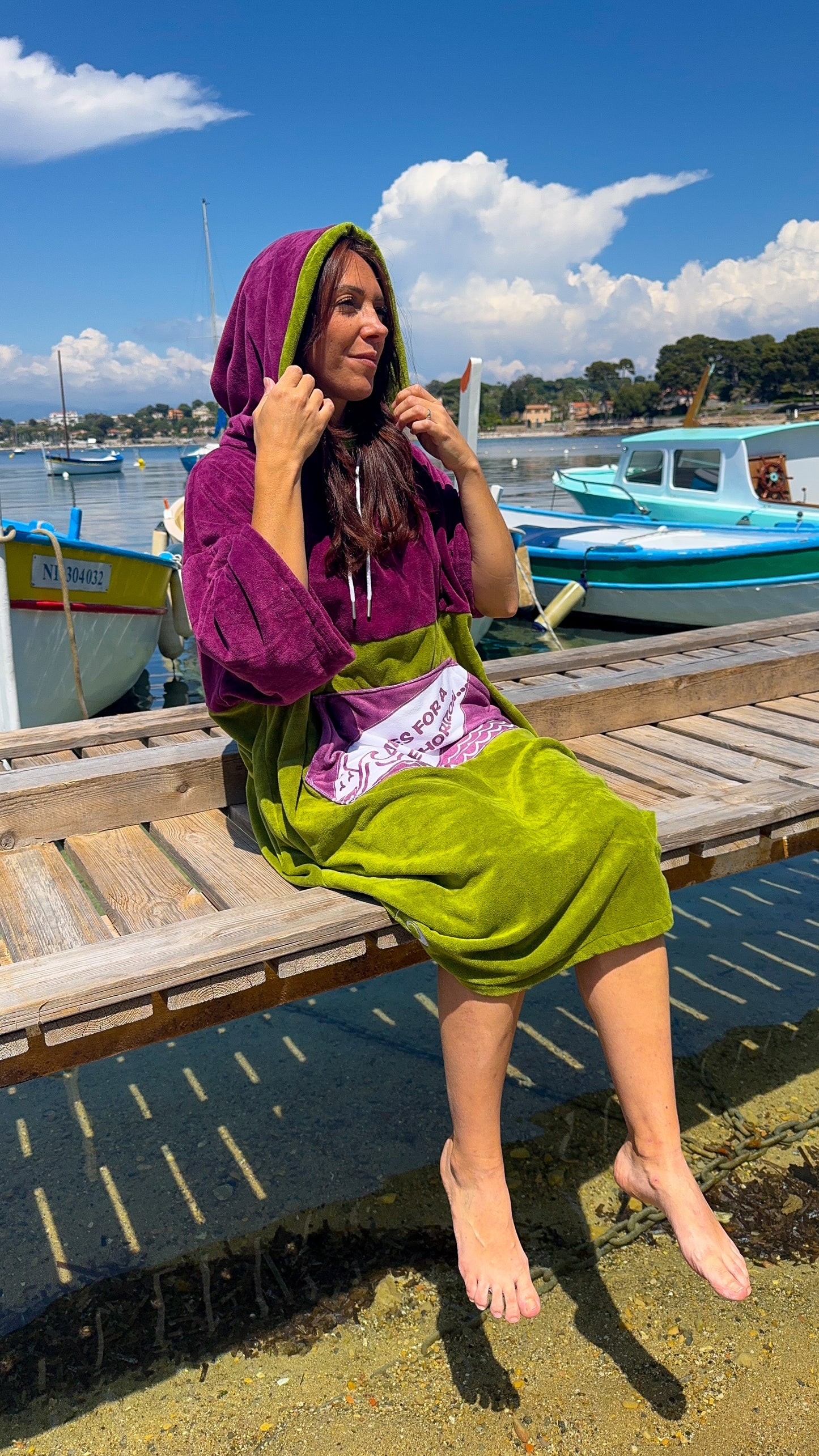 Poncho Tie and dye HORIZON CLOTHING