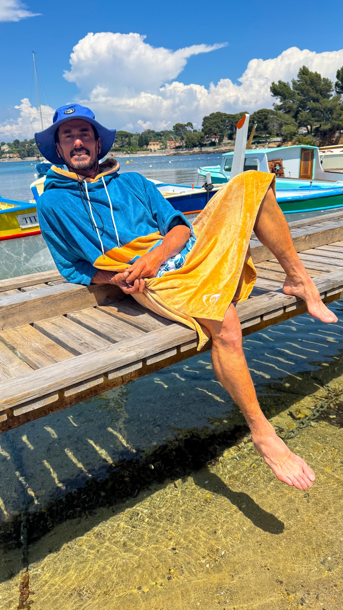 Poncho Tie and dye HORIZON CLOTHING