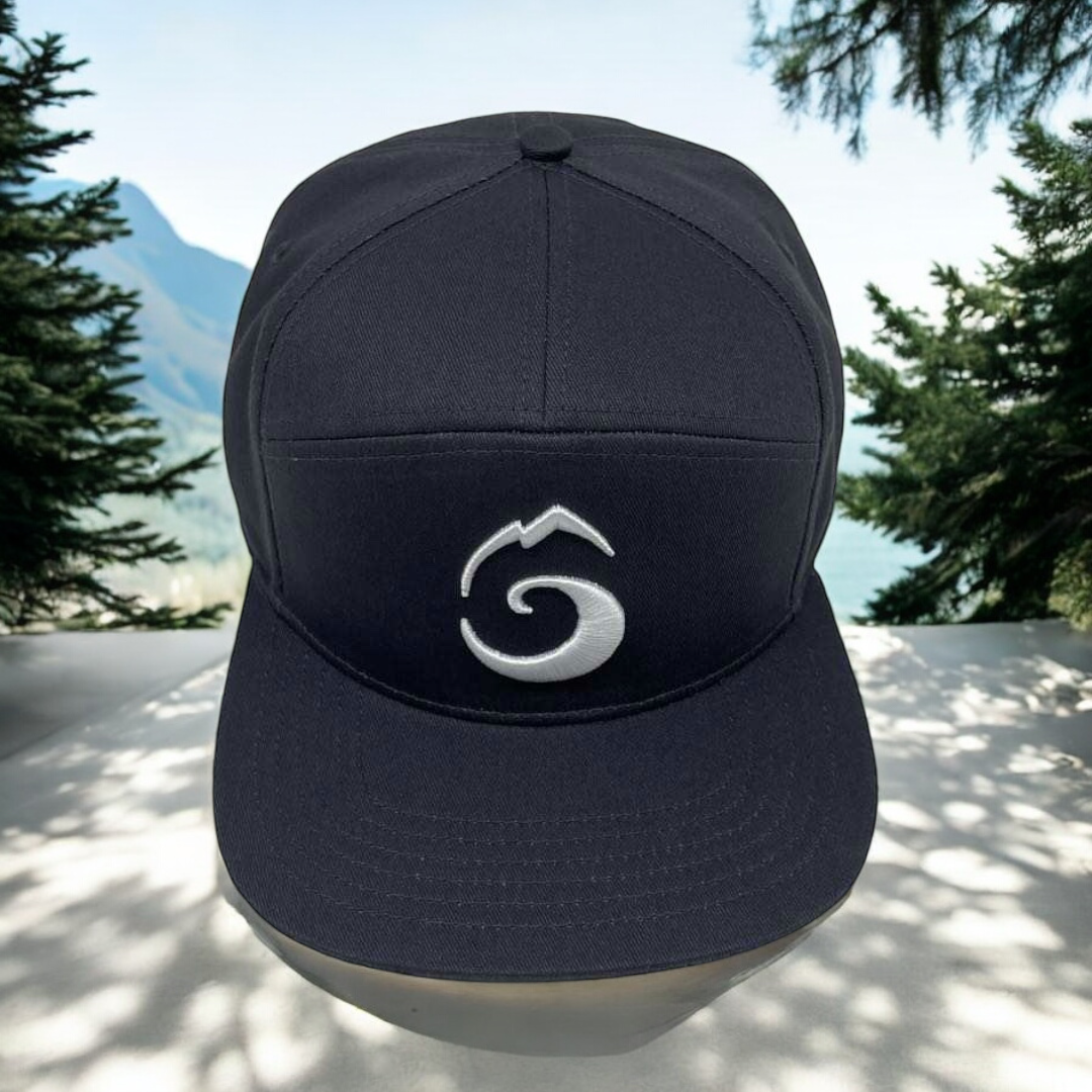 Eclipse Snapback Cap – 3D-bestickte Baumwollkappe | Horizon