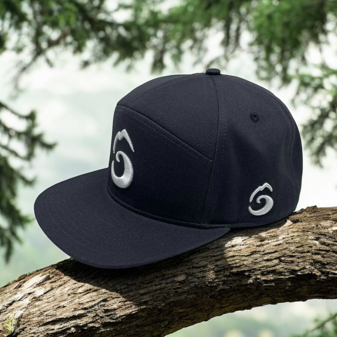 Eclipse Snapback Cap – 3D-bestickte Baumwollkappe | Horizon