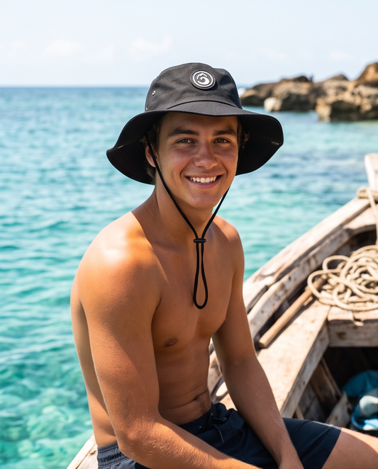 Bob Panthère Noir - Chapeau Été Protection Solaire | Horizon
