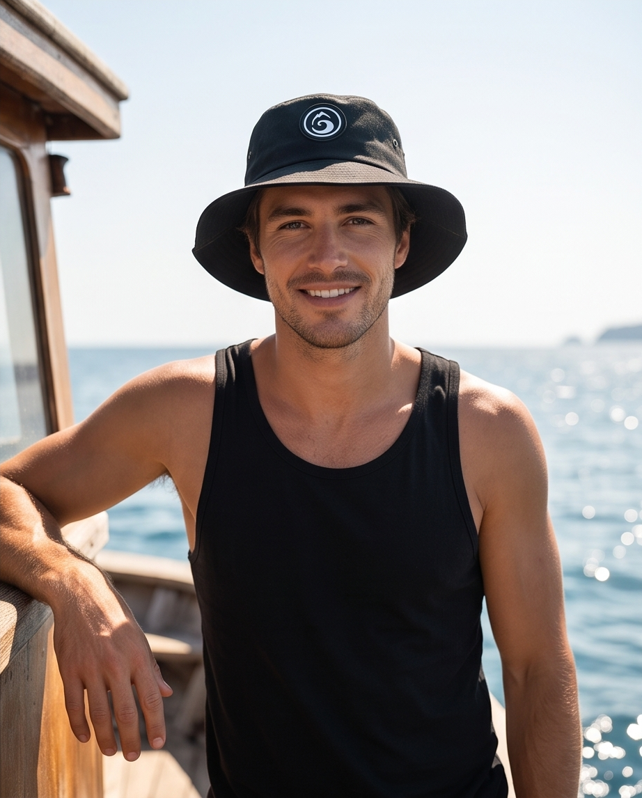 Bob Panthère Noir - Chapeau Été Protection Solaire | Horizon