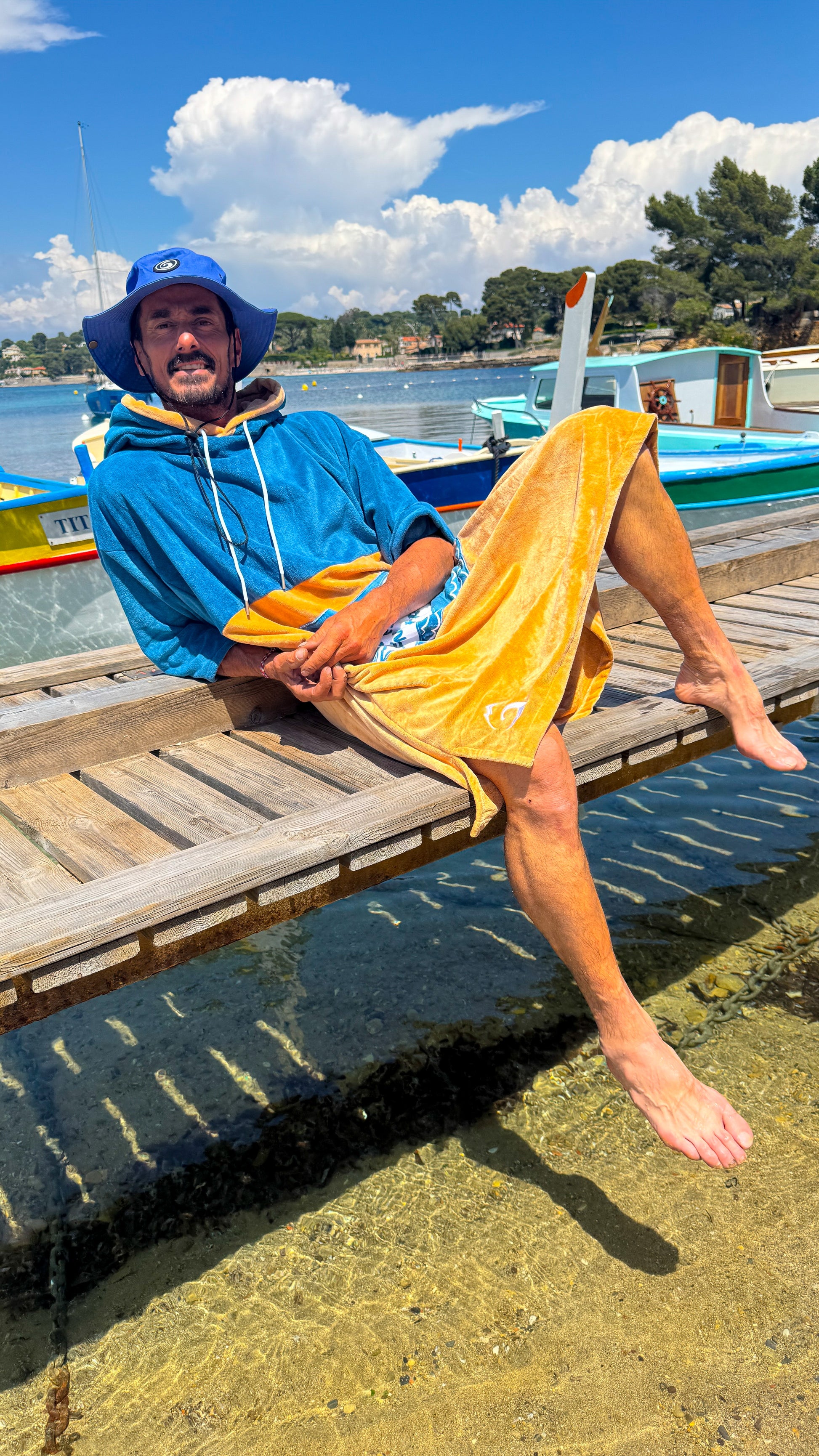 Poncho Tie and dye HORIZON CLOTHING 