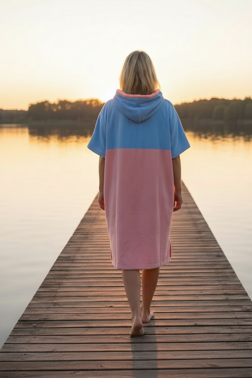 Poncho Pinkfly - Surf & Plage Unisexe | Horizon Clothing