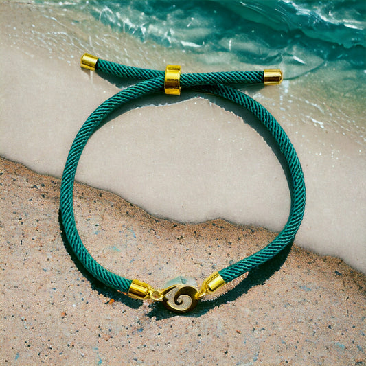 Bracelet vert émeraude