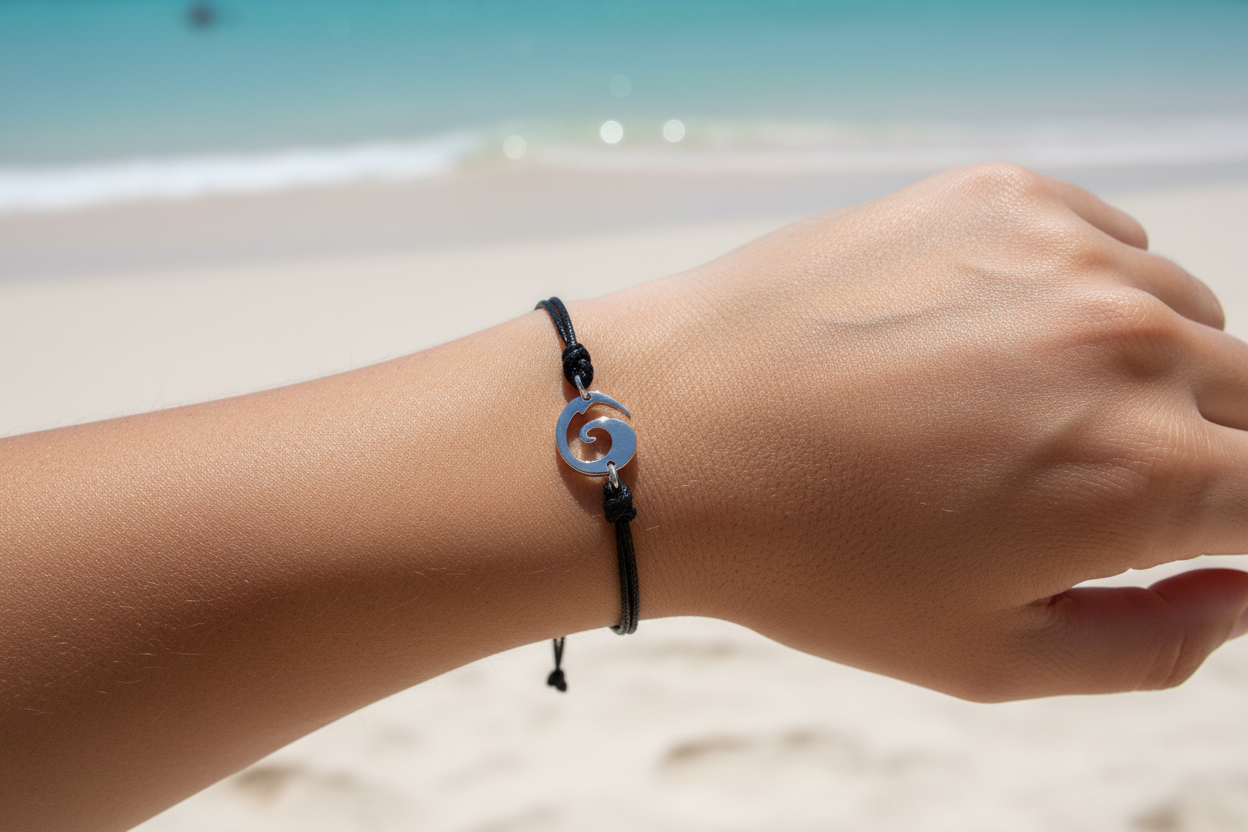 Bracelet noir lumineux