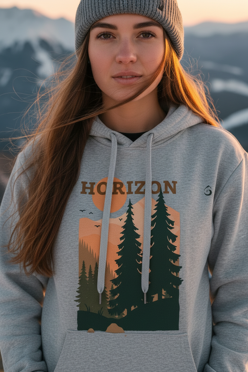Horizon Hoodie – zoom cordons détachés