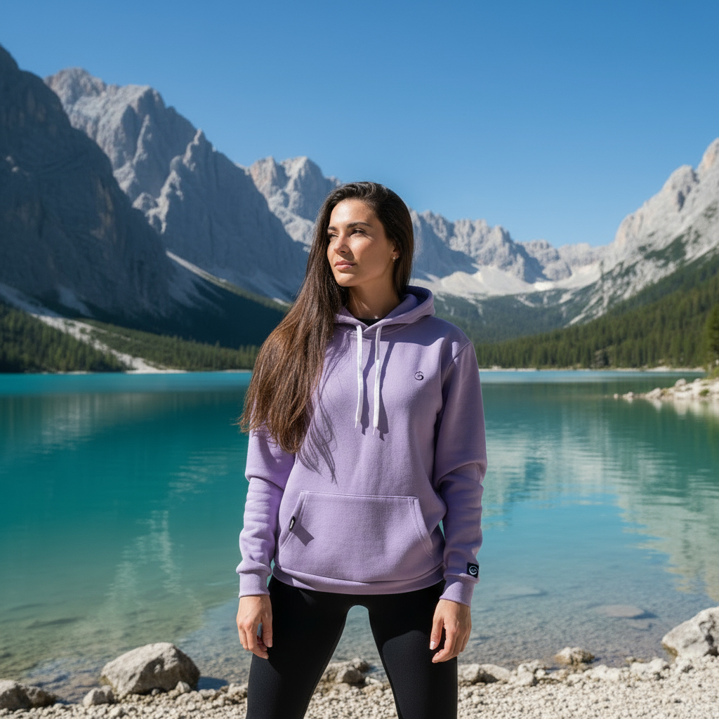Mannequin brune au Lago di Braies - corrigée