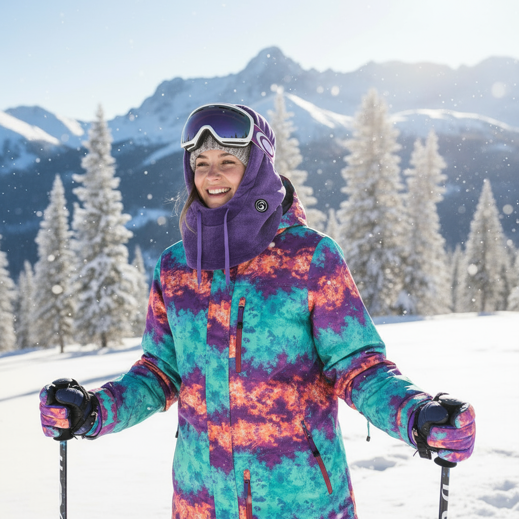 Snowboardeuse avec cagoule Allium - Nouvelle pose